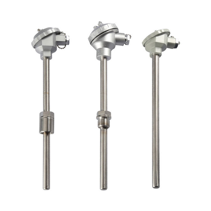 Geïsoleerd, waterdicht, slijtvast thermokoppel roestvrij staal materiaal 1800°C K-type thermokoppel PT100 RTD-type sondethermokoppel