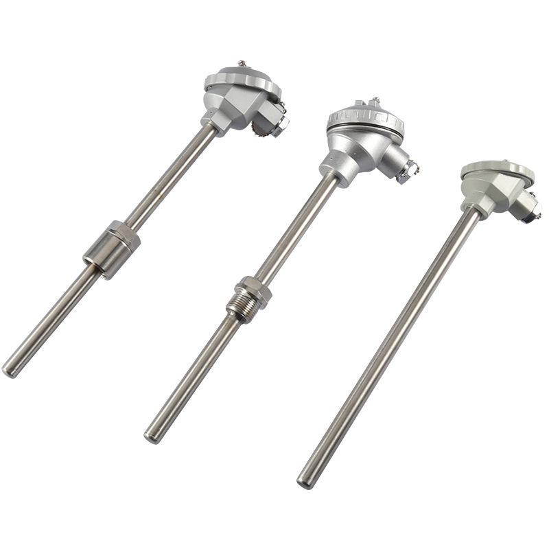 Geïsoleerd, waterdicht, slijtvast thermokoppel roestvrij staal materiaal 1800°C K-type thermokoppel PT100 RTD-type sondethermokoppel