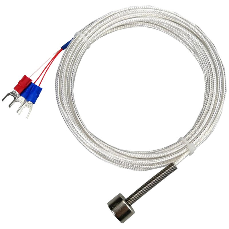 Magnetische PT100K-temperatuursensor met gemagnetiseerde platina-weerstandsthermometer (RTD) Sterke magnetische aantrekkingskracht voor thermokoppels