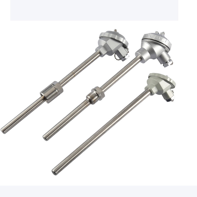 Geïsoleerd, waterdicht, slijtvast thermokoppel roestvrij staal materiaal 1800°C K-type thermokoppel PT100 RTD-type sondethermokoppel