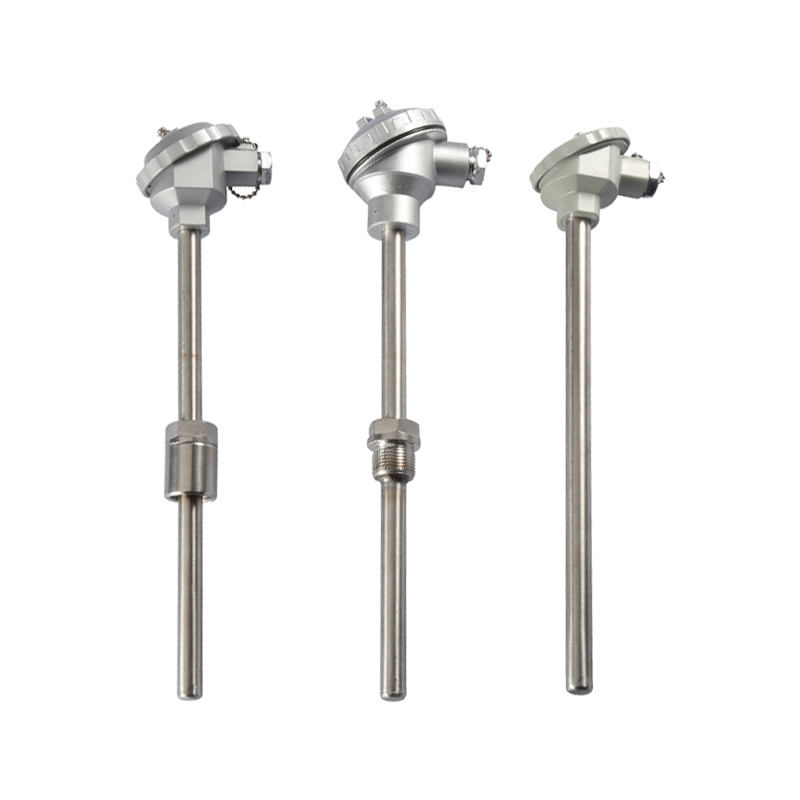 Geïsoleerd, waterdicht, slijtvast thermokoppel roestvrij staal materiaal 1800°C K-type thermokoppel PT100 RTD-type sondethermokoppel