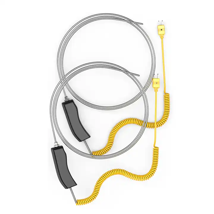 Gecertificeerd handthermokoppel PT100K-type temperatuursensor Flexibele thermokoppel-meetsonde