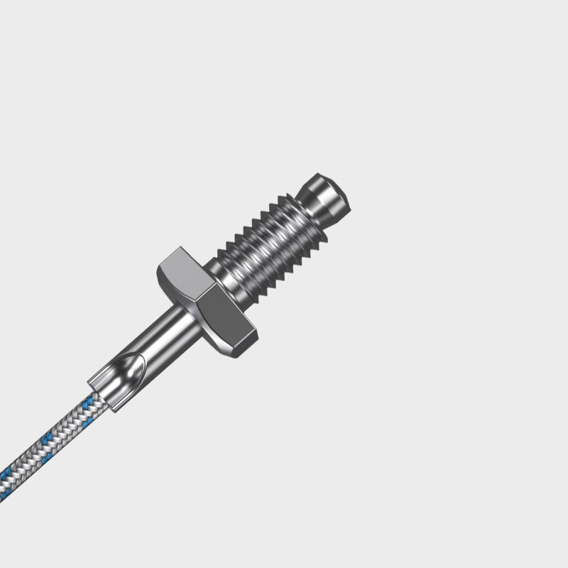 Compacte temperatuursensor van industriële kwaliteit met roestvrijstalen schroefbevestiging PT100K-sonde (M6/M8) Thermokoppel