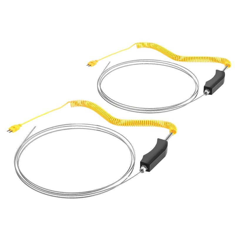 Gecertificeerd handthermokoppel PT100K-type temperatuursensor Flexibele thermokoppel-meetsonde