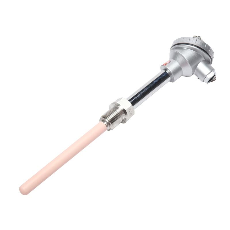 Draaddiameter van 0,2–0,4 mm Type S/B/R platina-rhodium thermokoppeloven hogetemperatuursensorsonde voor gesmolten metalen