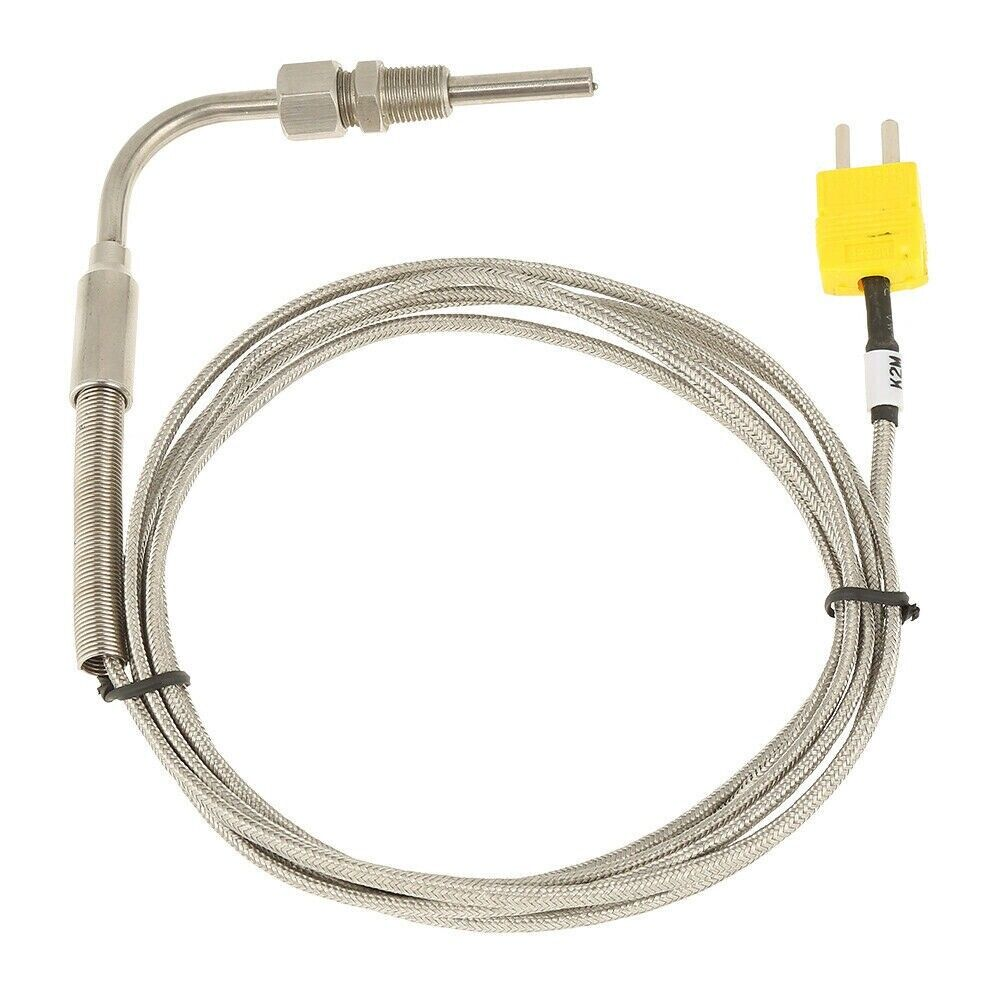 Bruine PTFE-omhulde temperatuurmeting 2-draads thermokoppel verlengkabel met thermokoppelstekker voor direct contact K-type sensor